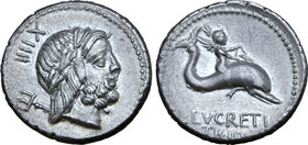L. Lucretius Trio AR Denarius.