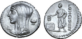 L. Cassius Longinus AR Denarius.