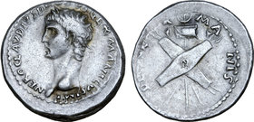 Nero Claudius Drusus AR Denarius.