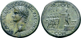 Caligula Æ Sestertius.