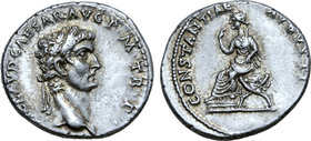 Claudius AR Denarius.