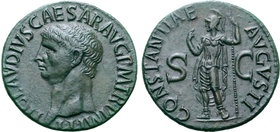 Claudius I Æ As.