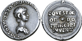 Nero, as Caesar, AR Denarius.