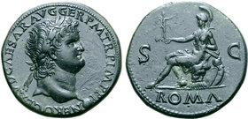 Nero Ӕ Sestertius.