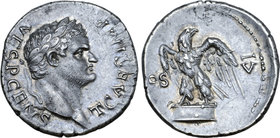 Titus, as Caesar, AR Denarius.