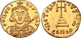 Tiberius III Apsimar AV Solidus.