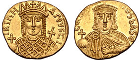 Irene and Constantine VI AV Solidus.
