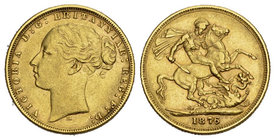 Australien Victoria 1737-1901 Sovereign Gold 7.98g seltenes Jahr Mzz: M für Melbourne sehr schön bis vorzüglich