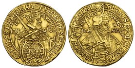 Deutschland / Germany Sachsen Johann Georg I., 1615-1656. 2 Dukaten 1630, Dresden. Auf die Jahrhundertfeier der Confessio Augustana. Kurfürst Johann G...