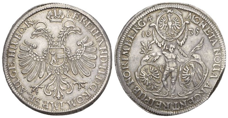 Deutschland / Germany Nürnberg Stadt. Taler 1635. Münzmeister Georg Nürnberger d...