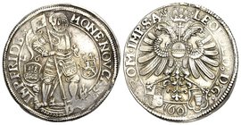 Deutschland / Germany Friedberg - Reichsburg Hans Eitel Diede I. zum Fürstenstein 1671-1685 Gulden 1674 zu 60 Kreuzer mit Titel Kaiser Leopold I.Lej. ...