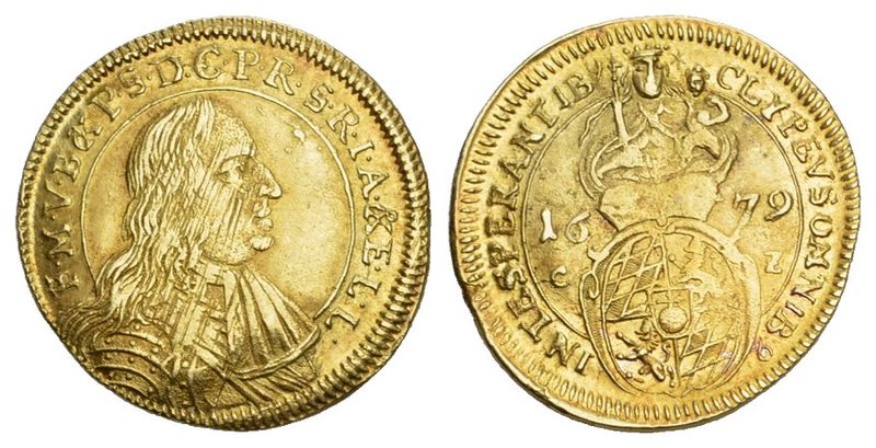 Deutschland / Germany Bayern Ferdinand Maria, 1651-1679 Goldgulden 1679 CZ, Münc...