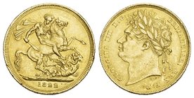 Great Britain. George IV (1820-1830). AV Sovereign 1822 (7.78 g), London sehr selten in dieser Qualität
vorzüglich