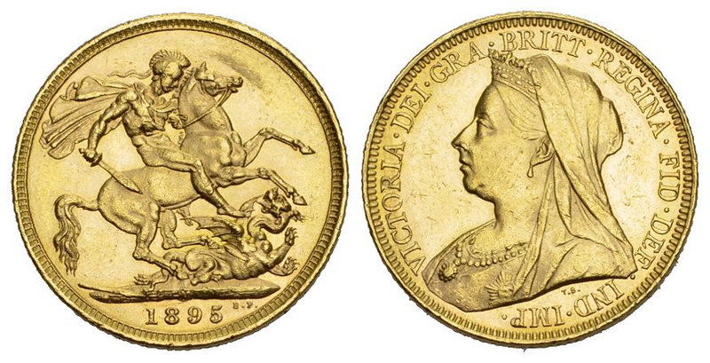 England Viktoria 1837-1901 Sovereign Gold 7.98g s.selten Fr.24 KM 13 Erhaltung: ...