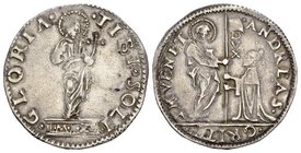 Italien / Italy Venetia 1523-1538 Lira in Silber 6.5g, sehr selten in dieser Erhaltung Pool 1.5 
sehr schön bis vorzüglichn