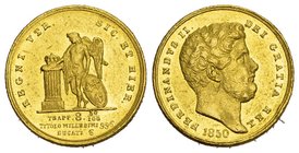 Italien Neapel Sizilien Ferdinand II., 1830-1859 6 Ducati 1850, Neapel. 7,54 g Feingold. Fb. 868; 
Pagani 167; Schl. 410 bis unzirkuliert