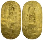 Japan Keicho – Koban (1602-95). 17,75 g. Gold sehr selten Jacobs/Vermeule B101. Fr. 9.2. 
Almost extremely fine.
