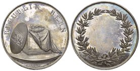 Schweiz / Switzerland / Suisse Bern O.J um 1820 Lebensrettungs Medaille von Guner Silber 67.5g 50mm SM 562 sehr selten 
FDC