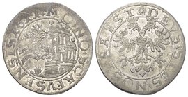 Schweiz / Switzerland / Suisse Schaffhausen Dicken 1611. Aus Torturm springender Widder. Rv. Gekrönter Doppeladler. 8,97 g. D.T. 1375a. HMZ 2- 765a. P...