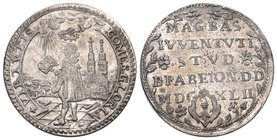 Basel 1642 Schulprämie Silber 5,5g selten MM 39 SM 1122 sehr schön bis vorzüglich