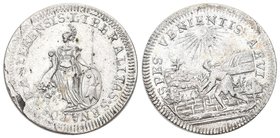 Basel O.J um 1800 Schulprämie Silber 5,7g selten MH 45 vorzüglich