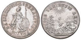 Basel O.J um 1800 Schulprämie Silber 5,7g selten MH 45 vorzüglich