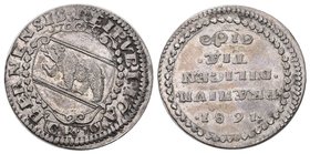 Bern 1681 10 Kreuzer Silber 2,4g selten MH 146 sehr schön