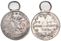 Zürich 1600 Schulprämie Silber 8g selten M 488 vorzüglich