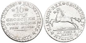 Braunschweig 1820 16 Gute Groschen Silber seltene Qualität bis unz