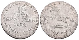 Braunschweig 1830 16 Gute Groschen Silber vz