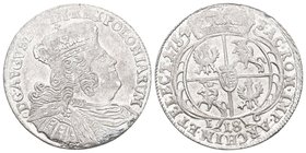 Polen 1754 18 Groszy Silber 4,91g s.selten Kop. 2112 FDC