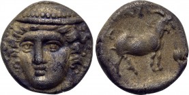 THRACE. Ainos. Diobol (Circa 400-350 BC).