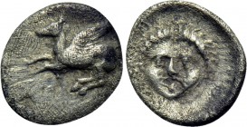CORINTHIA. Corinth. Trihemiobol (Circa 405-347 BC).