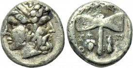 TROAS. Tenedos. Drachm (Circa 450-387 BC).
