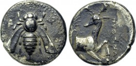 IONIA. Ephesos. Tetradrachm (Circa 390-325 BC). Pythonas, magistrate.