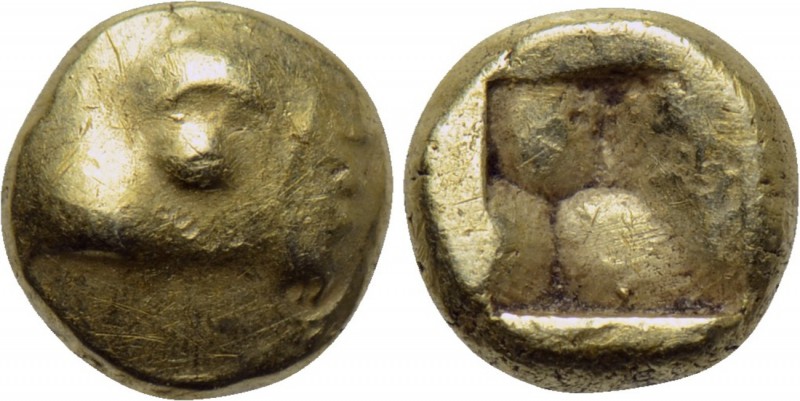 IONIA. Phokaia. EL 1/24 Stater (Circa 625-522 BC). 

Obv: Head of seal left.
...