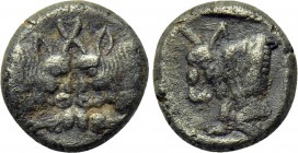 CARIA. Uncertain. Diobol (5th century BC).