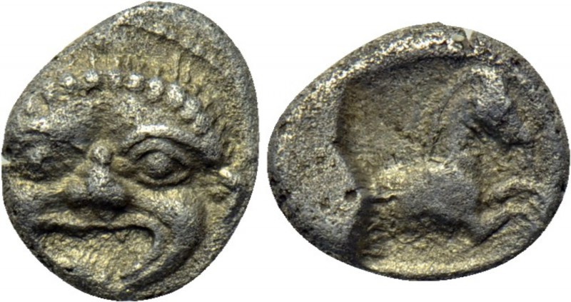 CILICIA. Kelenderis? Hemiobol (Circa 410-375 BC). 

Obv: Facing gorgoneion.
R...