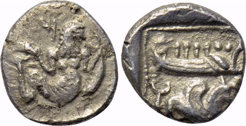 PHOENICIA. Arados. Uncertain king (Circa 400-380 BC). 1/3 Stater or Tetrobol. 
...
