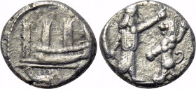 PHOENICIA. Sidon. Time of Ba'alšillem (Sakton) I-Ba'ana (Circa 425-401 BC). Half Shekel.