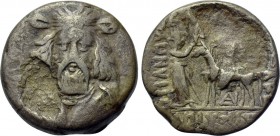 KINGS OF PARTHIA. Artabanos IV (Circa 10-38). BI Tetradrachm. Seleukeia on the Tigris. Dated Daisios 338 SE (May, AD 27).