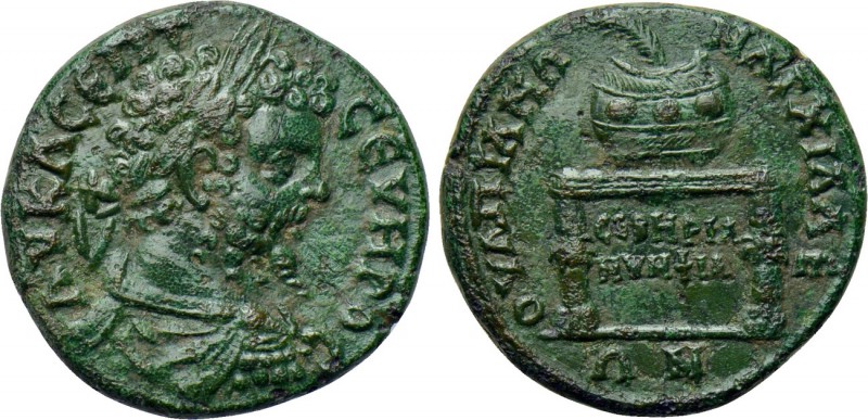 THRACE. Anchialus. Septimius Severus (193-211). Ae. 

Obv: AV K Λ CЄΠT CЄVHPOC...