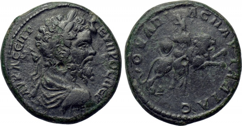 THRACE. Pautalia. Septimius Severus (193-211). Tetrassarion. 

Obv: AV K Λ CЄΠ...