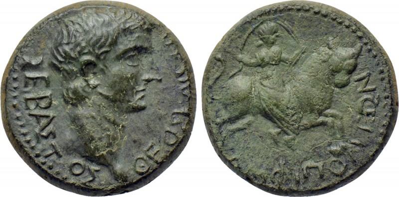 MACEDON. Amphipolis. Divus Augustus (Died AD 14). Ae. Struck under Tiberius (14-...
