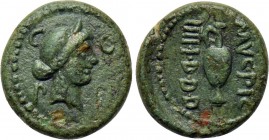 MYSIA. Parium. Augustus (27 BC-14 AD). Ae. Muc- and Pic-, magistrates.
