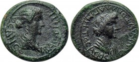 LYDIA. Magnesia ad Sipylum. Julia Augusta (Livia) (Augusta, 14-29). Ae. Struck under Tiberius, 14-37.