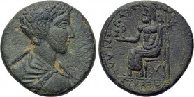 CARIA. Stratonicea. Commodus (Caesar, 166-177). Ae. Uncertain magistrate.