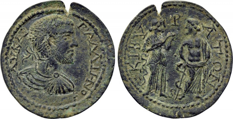 PHRYGIA. Cibyra. Gallienus (253-268). Ae. 

Obv: AV KAI ΓAΛΛIHNOC. 
Laureate,...