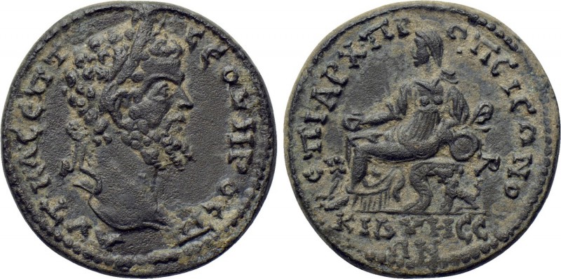 PHRYGIA. Cidyessus. Septimius Severus (193-211). Ae. Pro. Peisonos, archon for t...