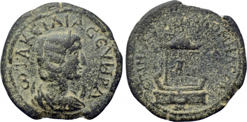 PHRYGIA. Philomelium. Otacilia Severa (Augusta, 244-249). Ae. Mnestos, magistrat...